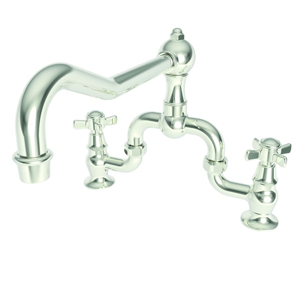 Newport Brass Kitchen Bridge Faucet in Polished Nickel 9451-15 - main